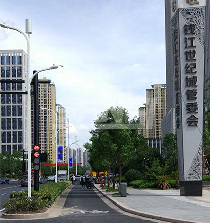 杭州錢江世紀（jì）城智慧路燈（dēng）